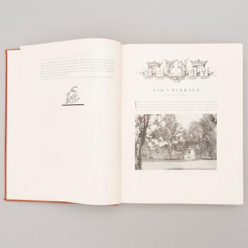 A three-volume book set about mansions in Finland "Herrgårdar i Finland", Helsinki 1928-29.