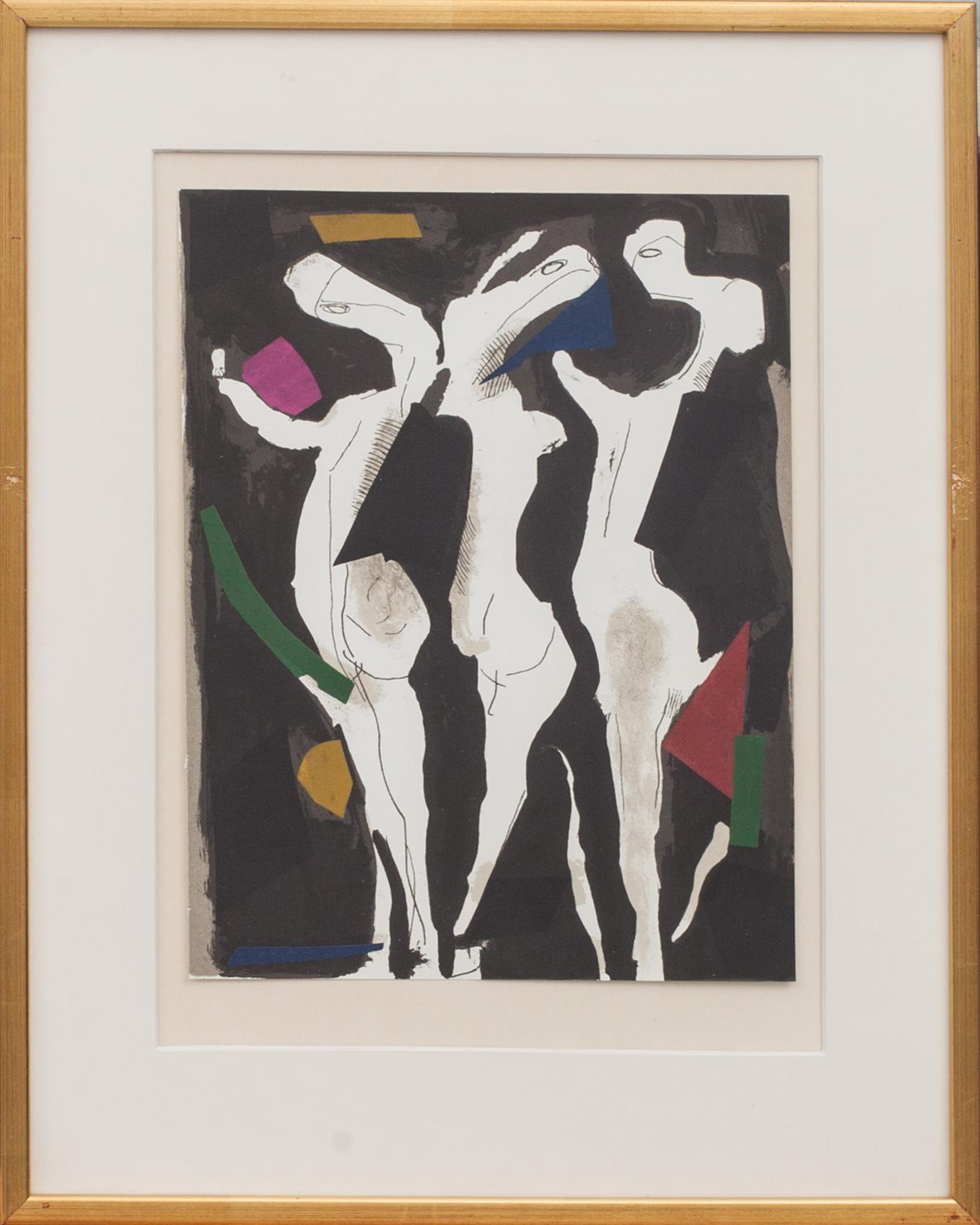 MARINO MARINI, originalfärglitografi ur XX:e siècle.