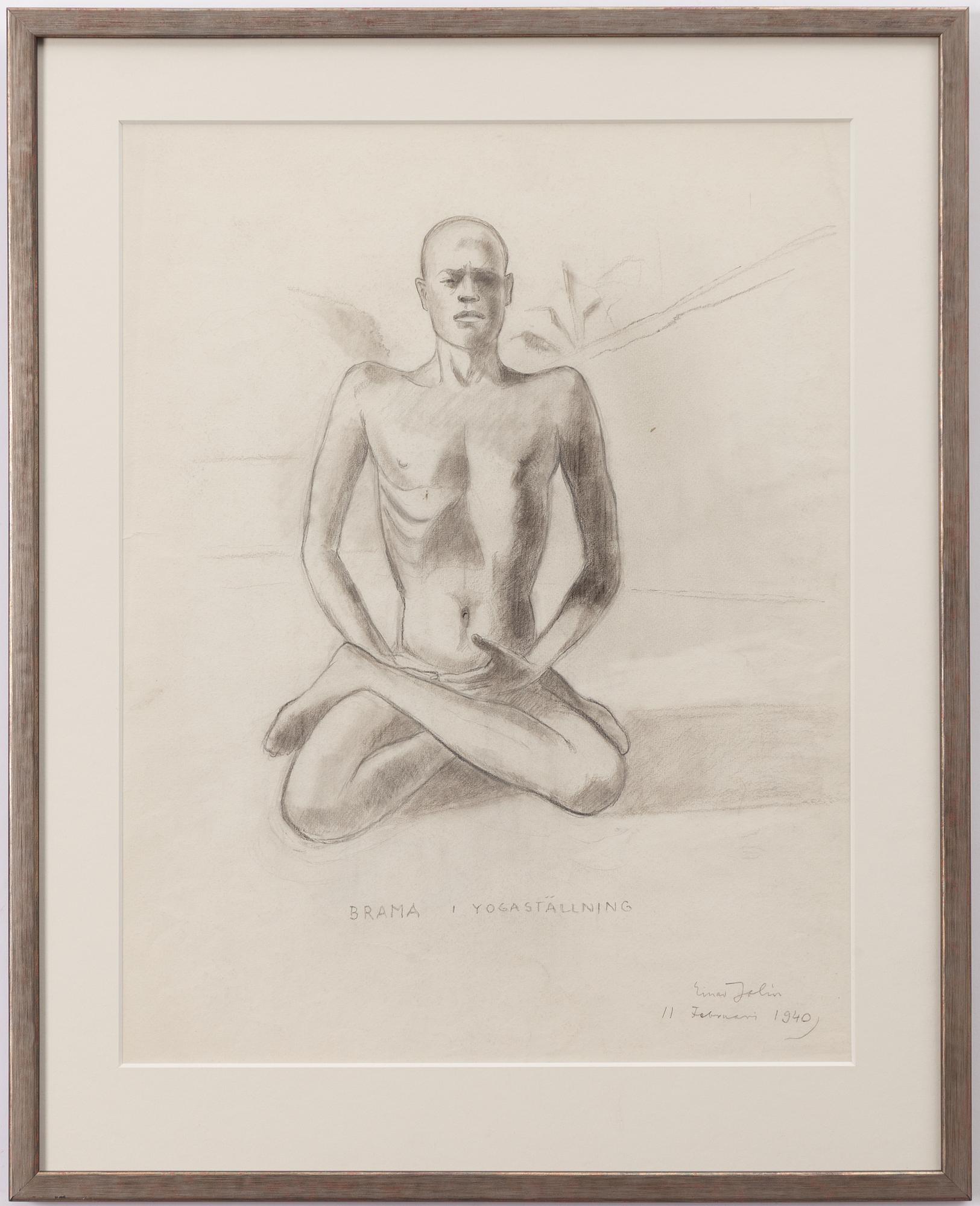 Einar Jolin, "Brama i yogaställning".