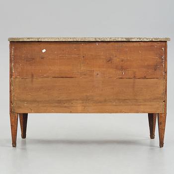 A Gustavian late 18th century commode by N P Stenström (master in Stockholm 1781-1790), not signed.