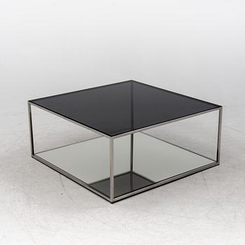 Claesson Koivisto Rune, a glass and chrome coffee table, 'Vertigo' Offecct, Sweden, 2005.