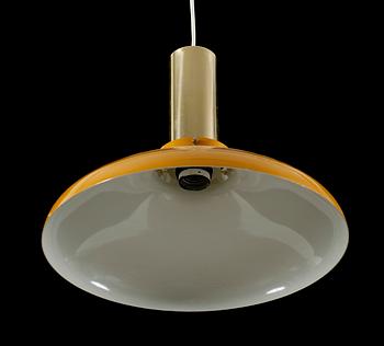 TAKLAMPA, 1900-talets andra hälft. Sannolikt Danmark. Höjd ca 29 cm.