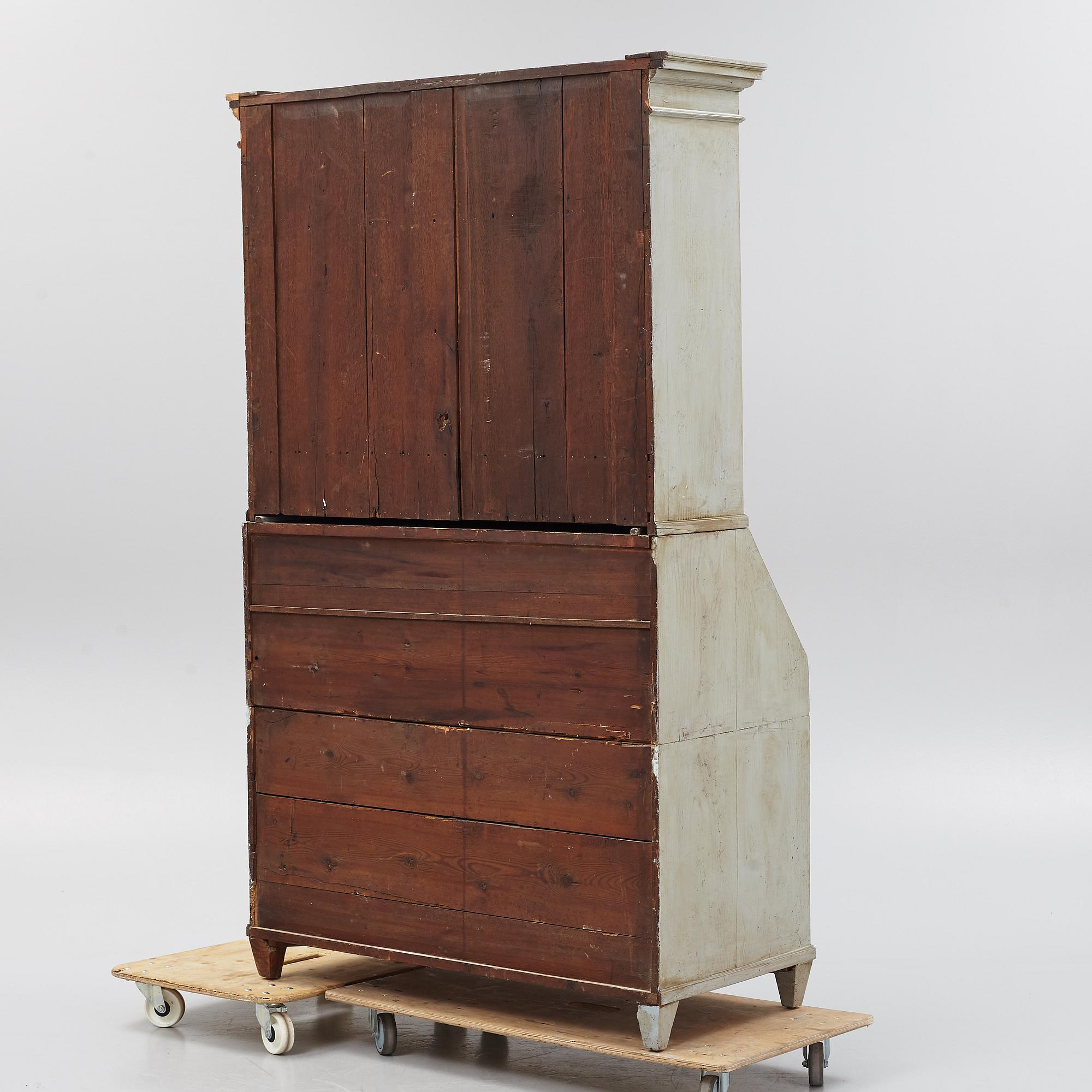 A writing cabinet, early 19th century.