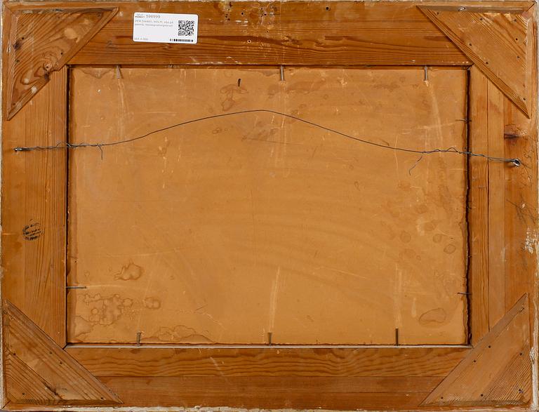 PER DANIEL HOLM, olja på pannå, monogramsignerad.