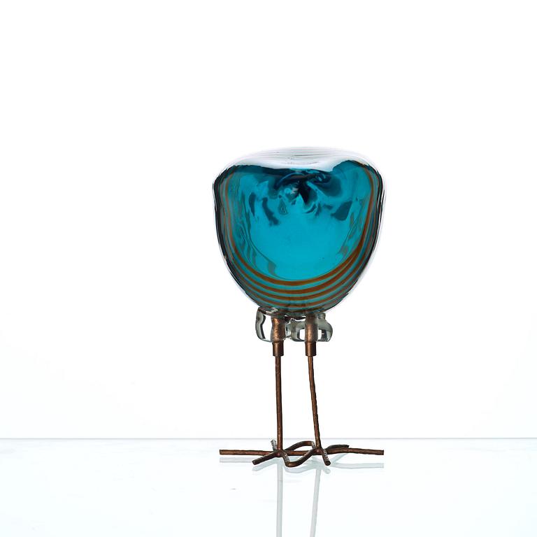 Alessandro Pianon, a 'Pulcino' glass bird, Vistosi, Italy 1960's.