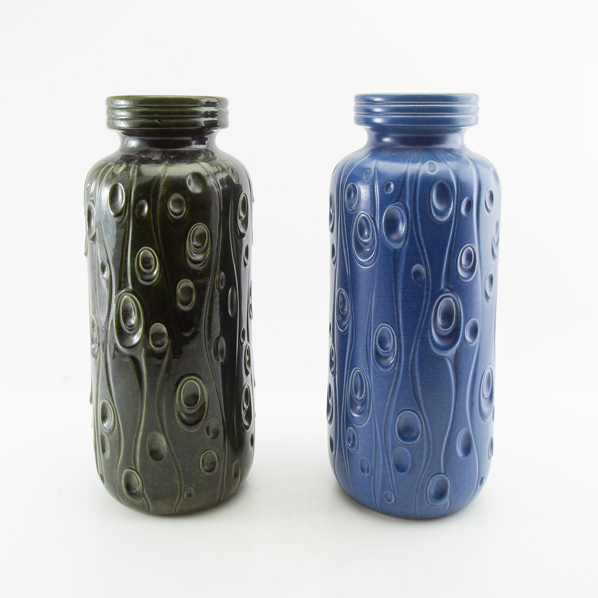 Floor vases 3 pcs Germany 1950s/60s.