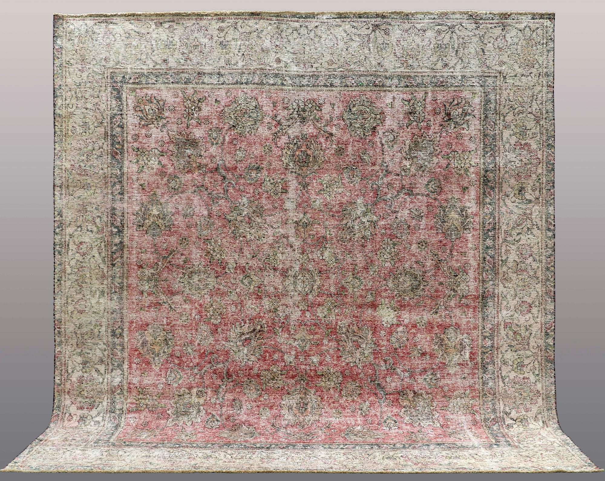 an oriental carpet, ca 315 x 287 cm.
