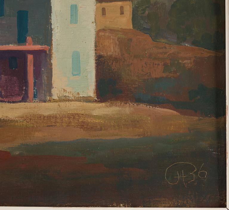 Karl Hofer, "Tessiner Landschaft".