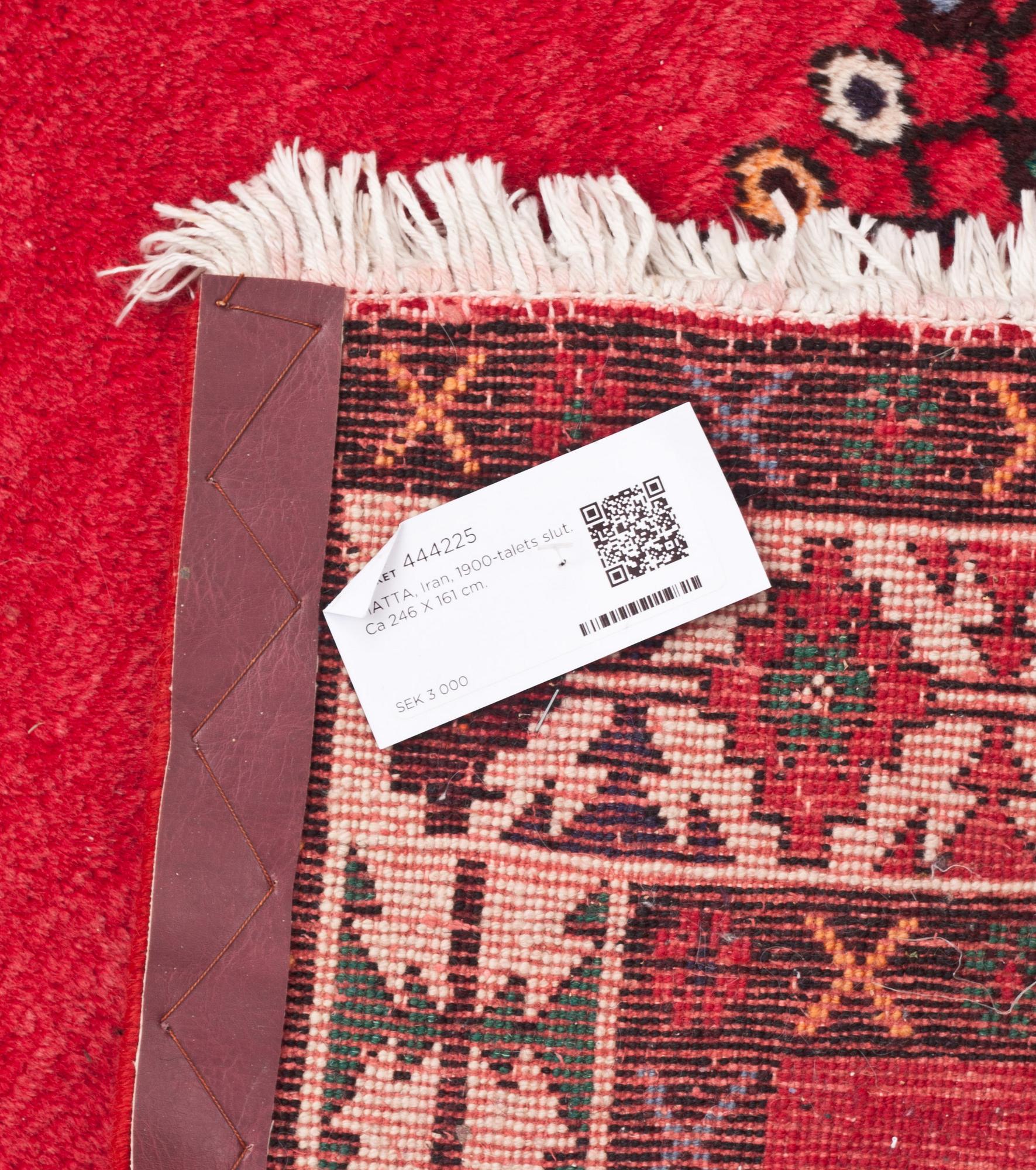 MATTA, Iran, 1900-talets slut. Ca 246 X 161 cm.