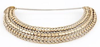 ARMBAND, guld 18K, stämplad karathalt, 1900-tal. Vikt ca 30,5 gram.