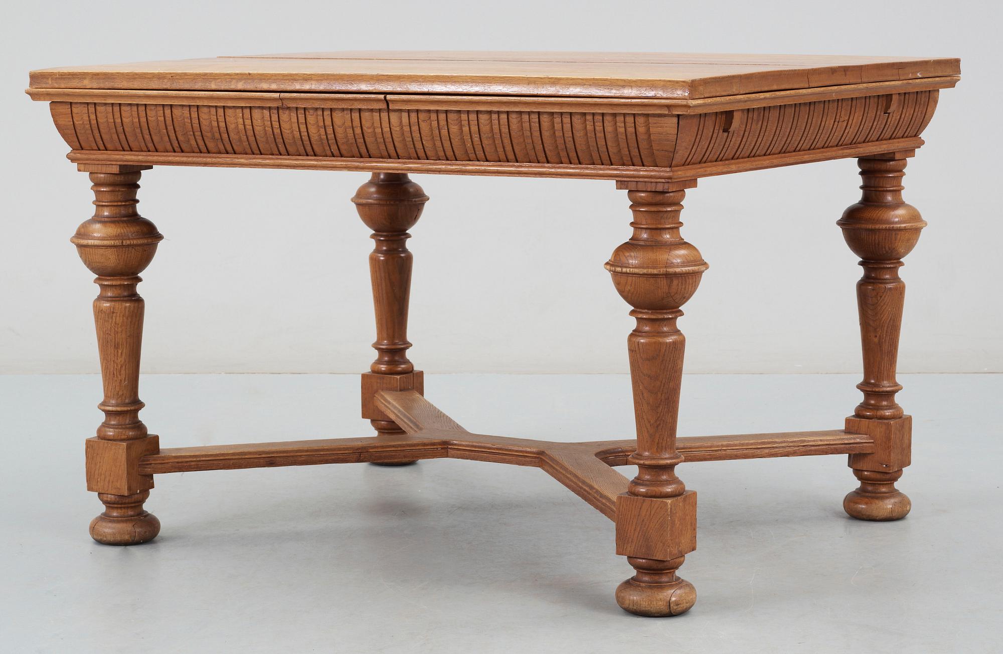 MATSALSGRUPP, 5 delar,  nyrenässans. 1800/1900-tal.