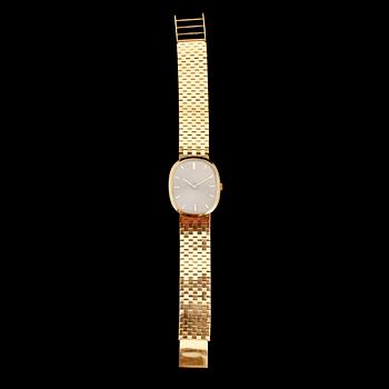 ARMBANDSUR, 18 k guld, Patek Philippe, Ellipse, Geneve. Vikt med urverk ca 64 gram.