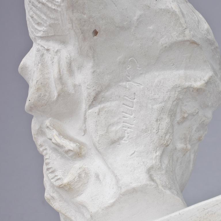 CARL MILLES, skulptur, gips, sign.