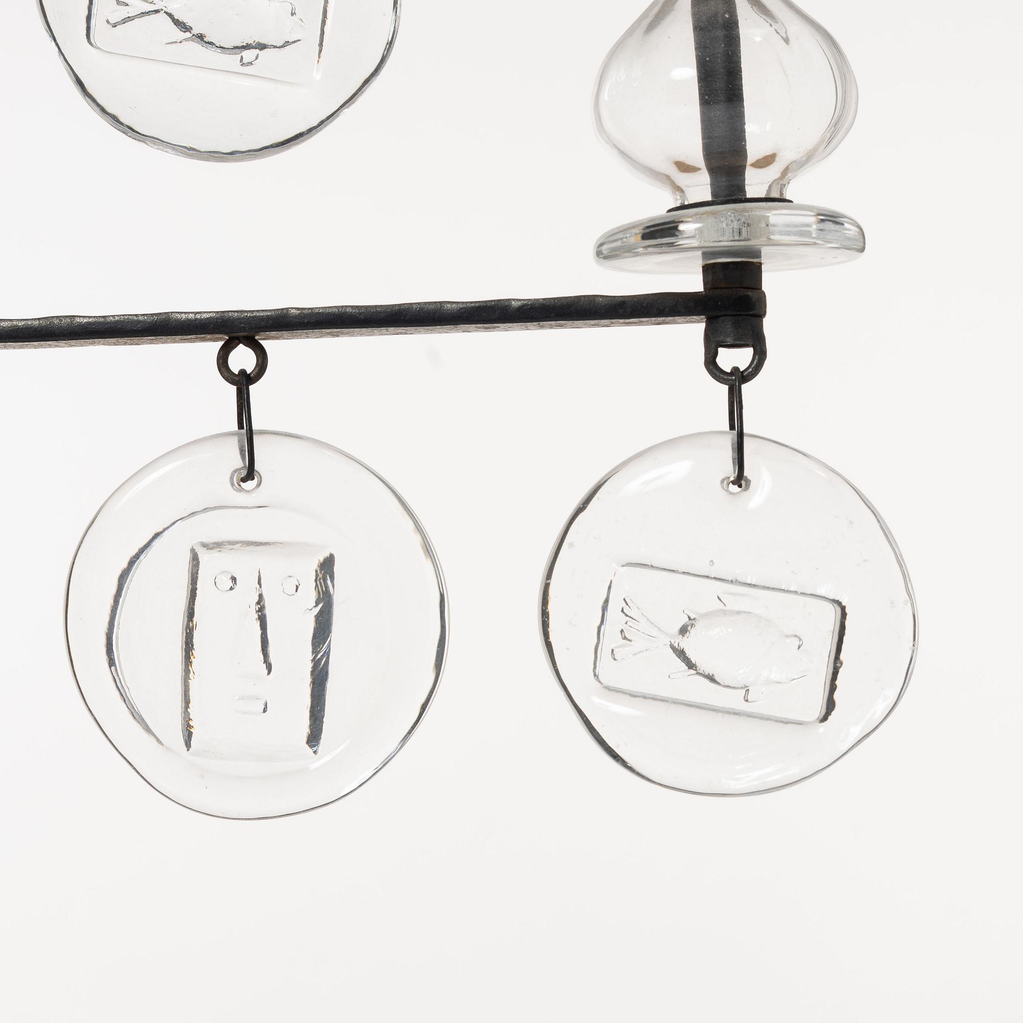 Erik Höglund, a candelabrum, Boda Smide.