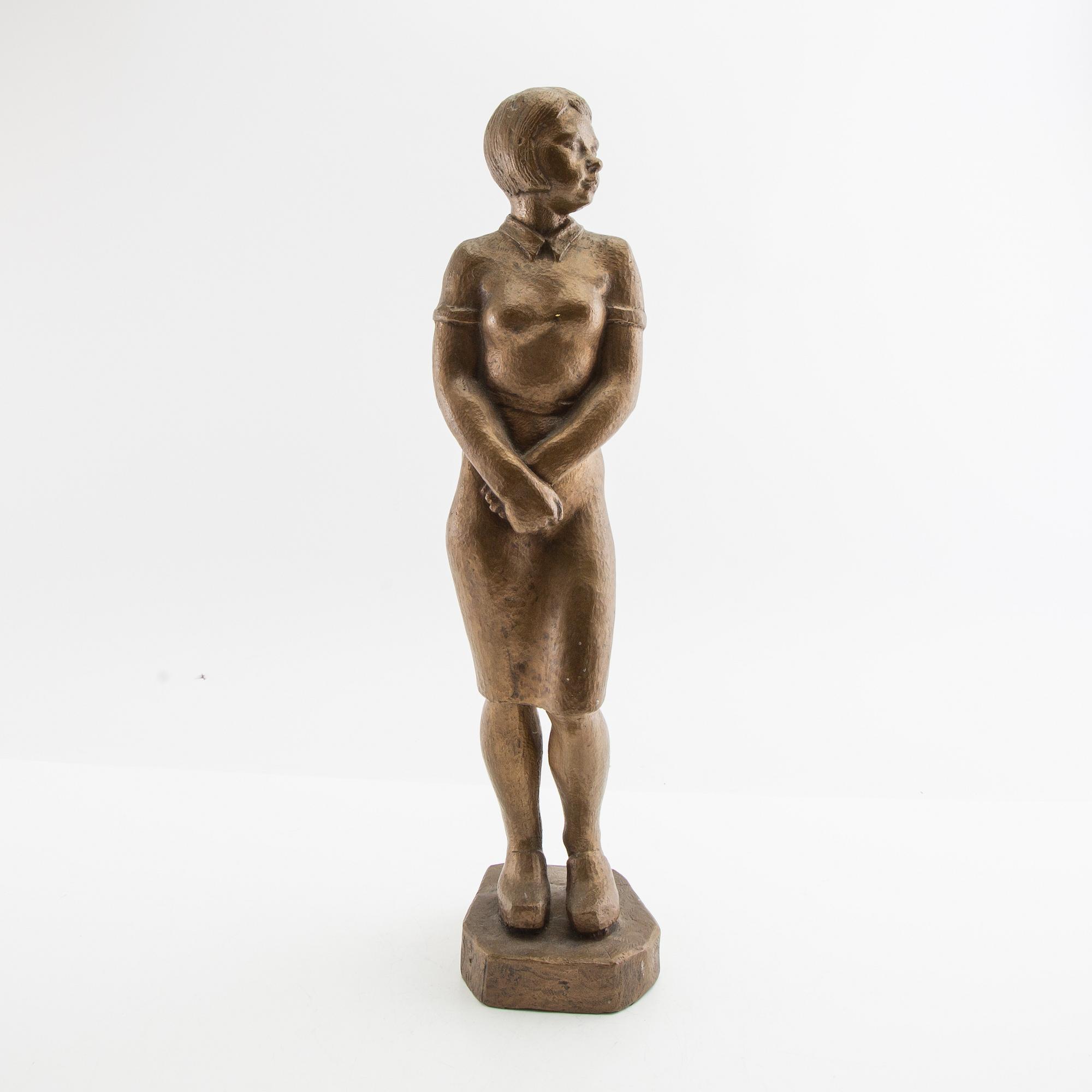 Bror Forslund, Sculpture Standing Woman.