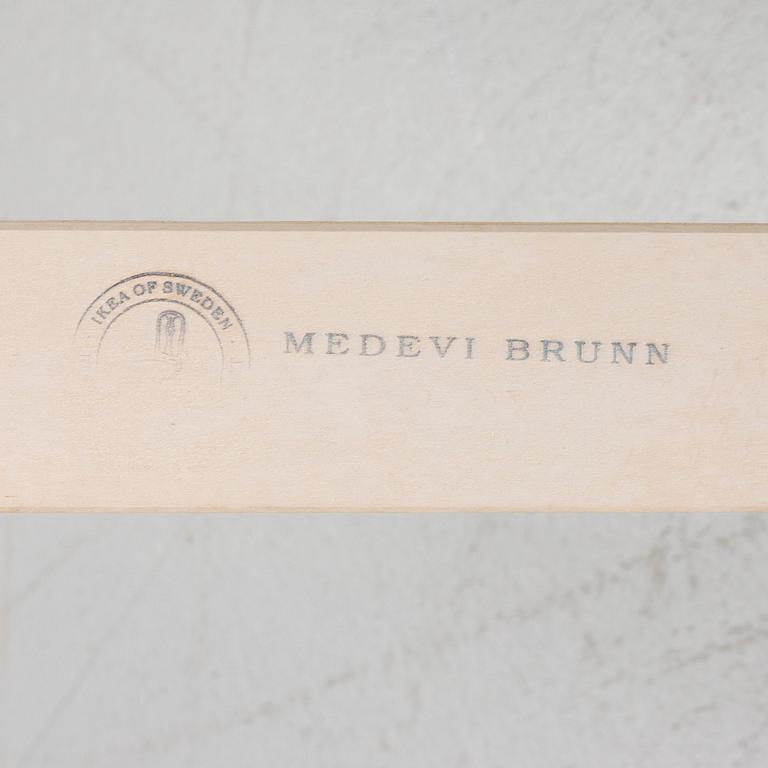 FÅTÖLJ med FOTPALL, "Medevi brunn" ur IKEAs 1700-talsserie, 1990-tal.