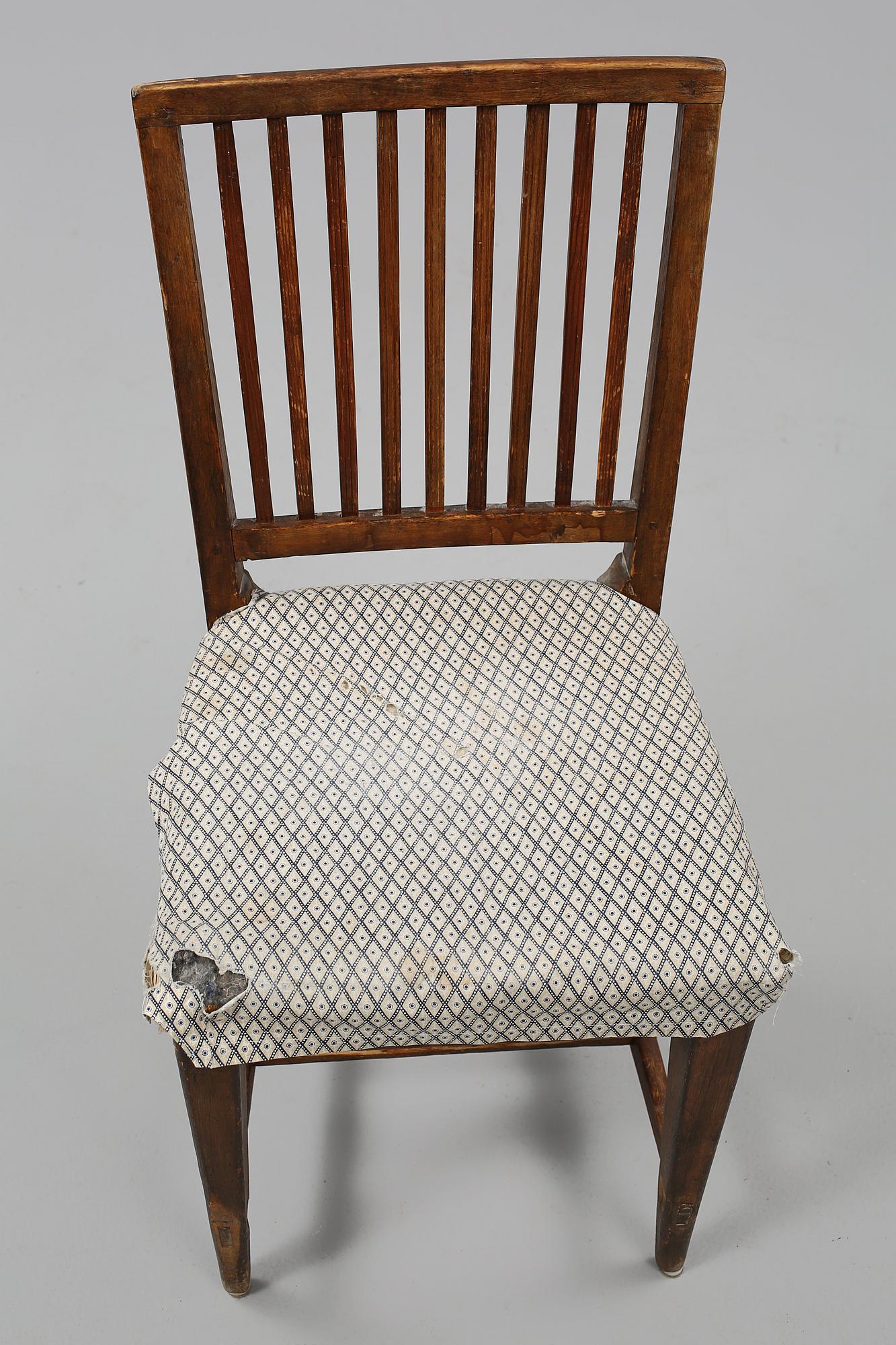 STOLAR, 5 st snarlika, sengustavianska, 1800-talets första del.