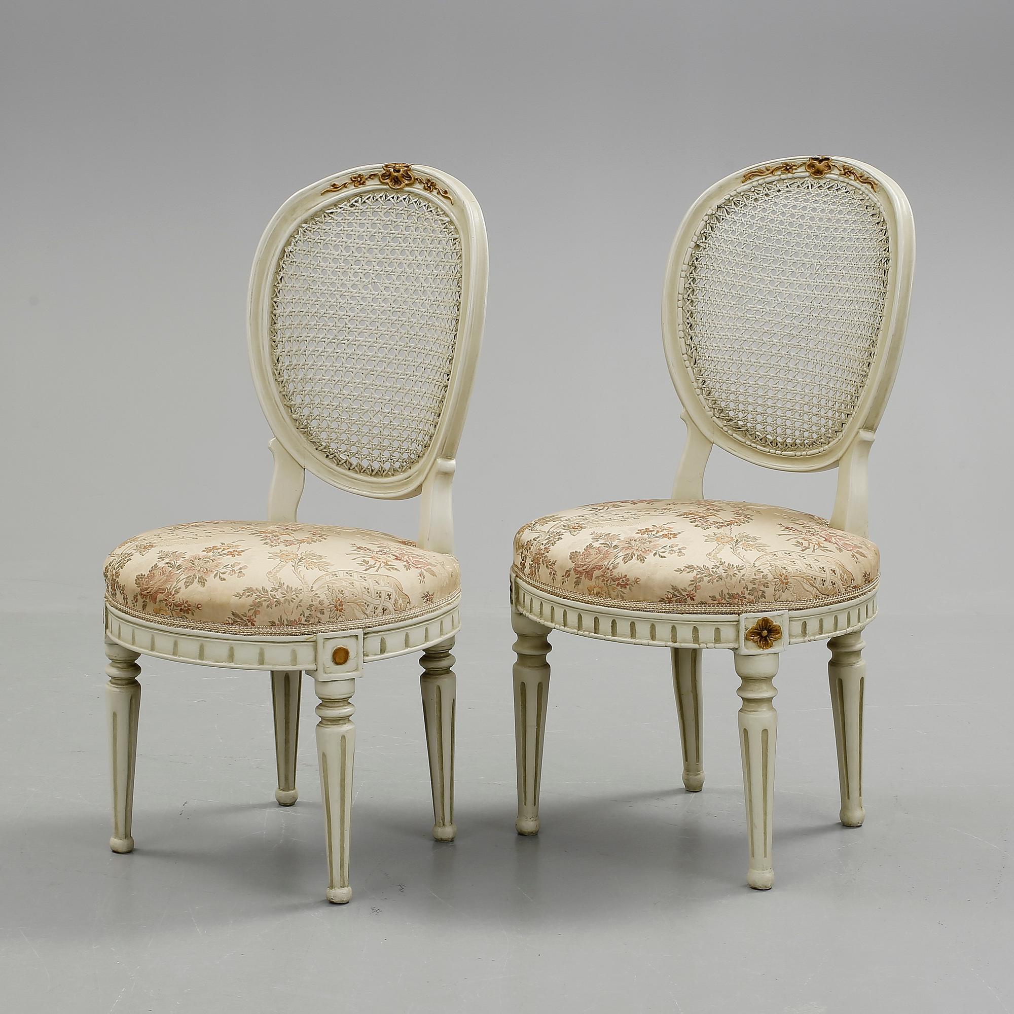 STOLAR, snarlika, gustavianska, 1700-tal.