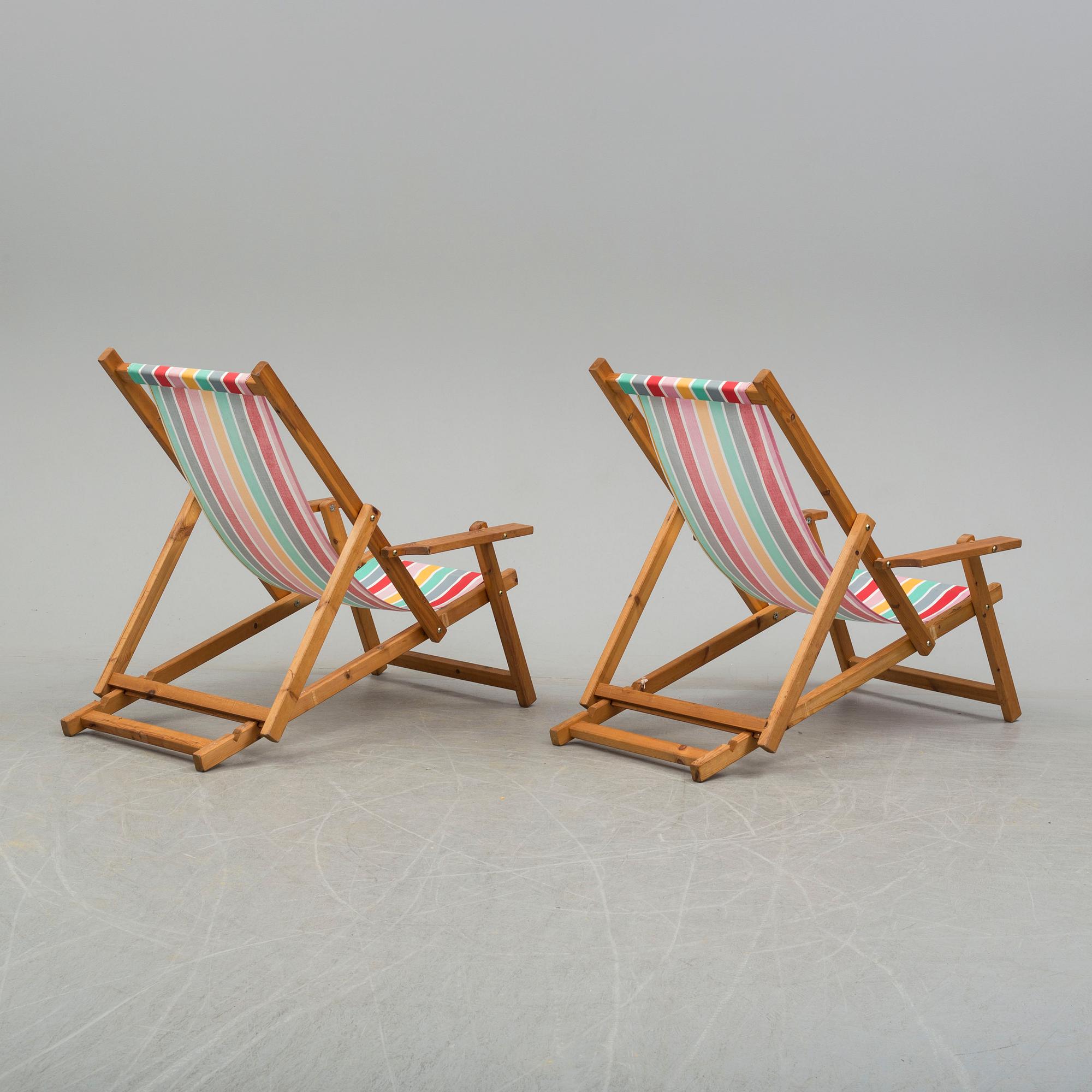 SOLSTOLAR, ett par, 1900-talets mitt.