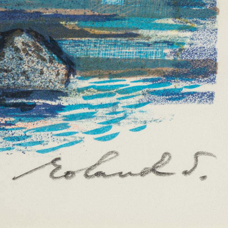 ROLAND SVENSSON, lithograph in colours, signed 307/360.