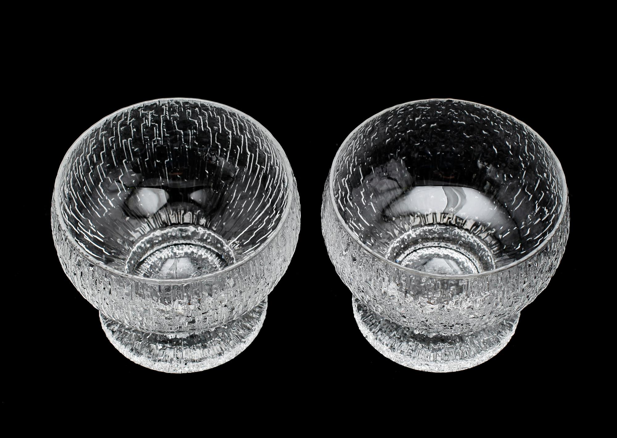 COUPESKÅLAR, 13 st, "Kekkerit", Timo Sarpaneva,Iittala.