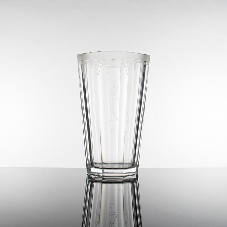 VAS, glas, Emil Weidlich, Elme Glasbruk. 1900-talets andra kvartal.