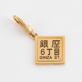 18k gold Bulgari pendant.