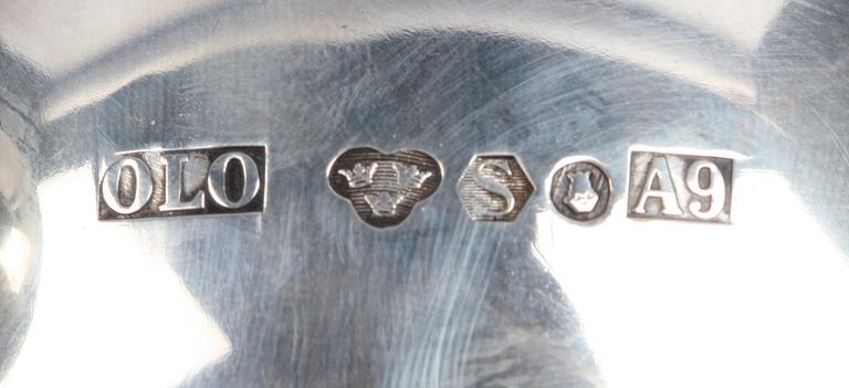 BÄGARE. Silver. Oscar L Olausson, Stockholm, 1951.