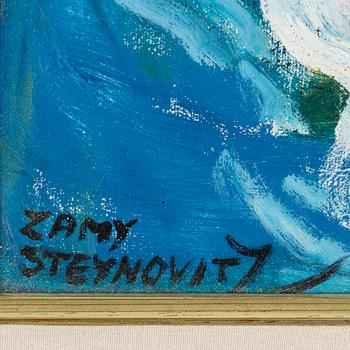 ZAMY STEYNOVITZ, oil on canvas, signed.