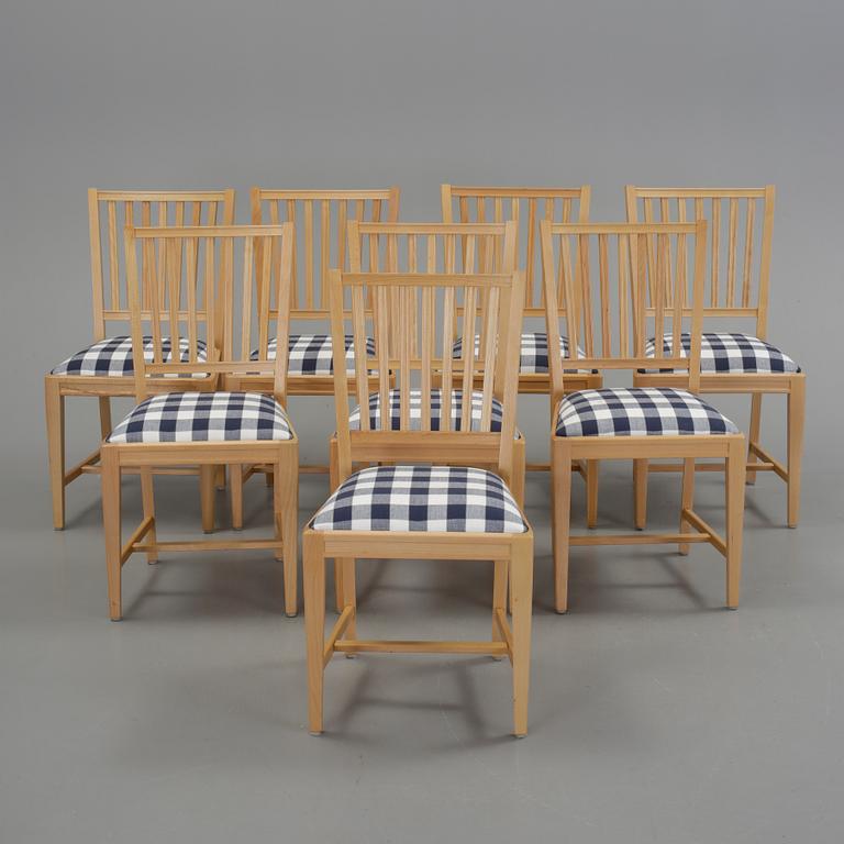 STOLAR.  8 st, Gustaviansk stil, 1900-tal.