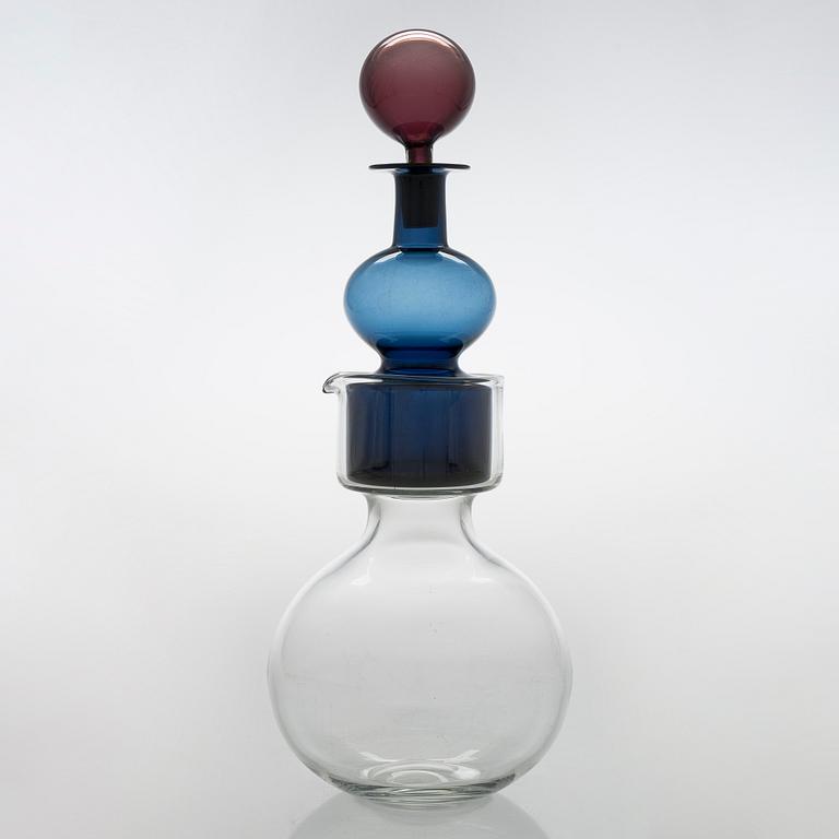 Kaj Franck, a decanter, 'The Bells of Kremlin', signed K. Franck, Nuutajärvi, Notsjö -62.