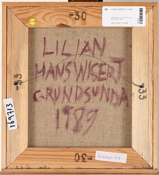HANS WIGERT, olja på duk, sign o dat Grundsunda 1989 a tergo.