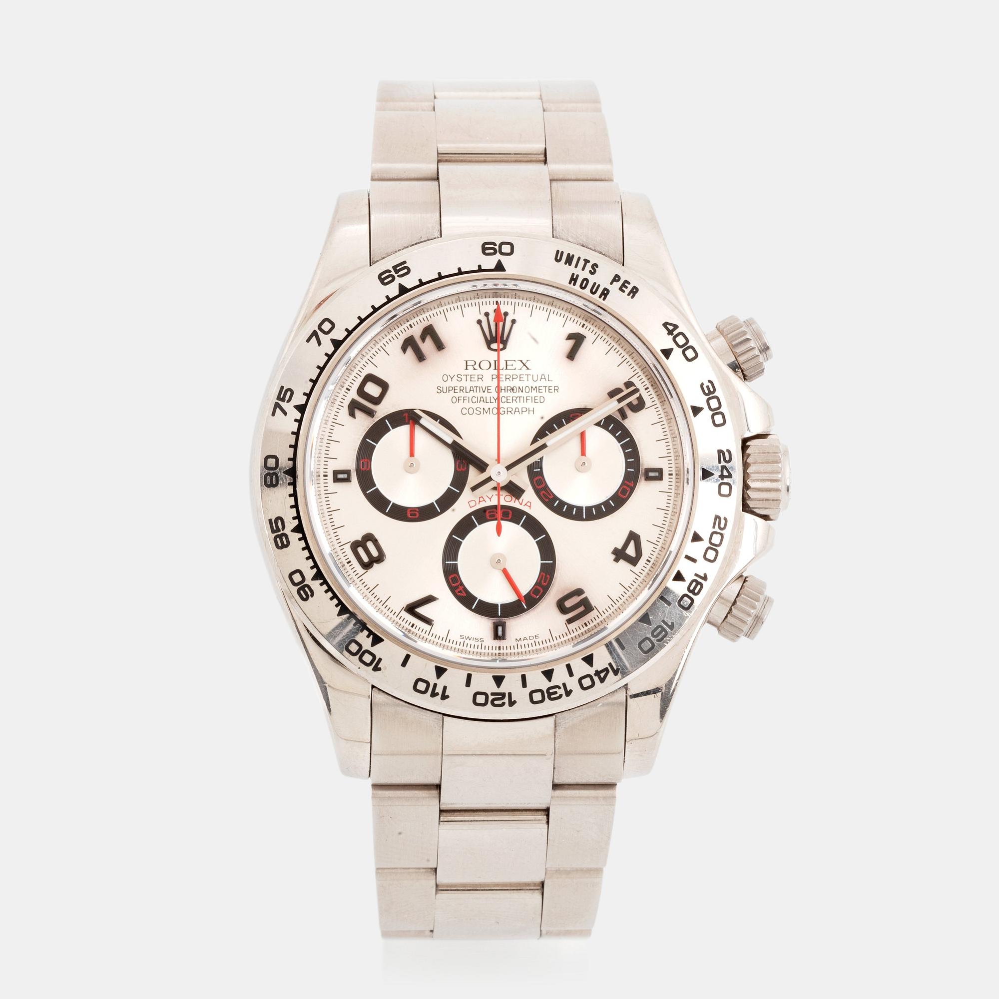 Rolex, Cosmograph, Daytona, chronograph.