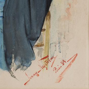 Jenny Nyström, Seated old woman.