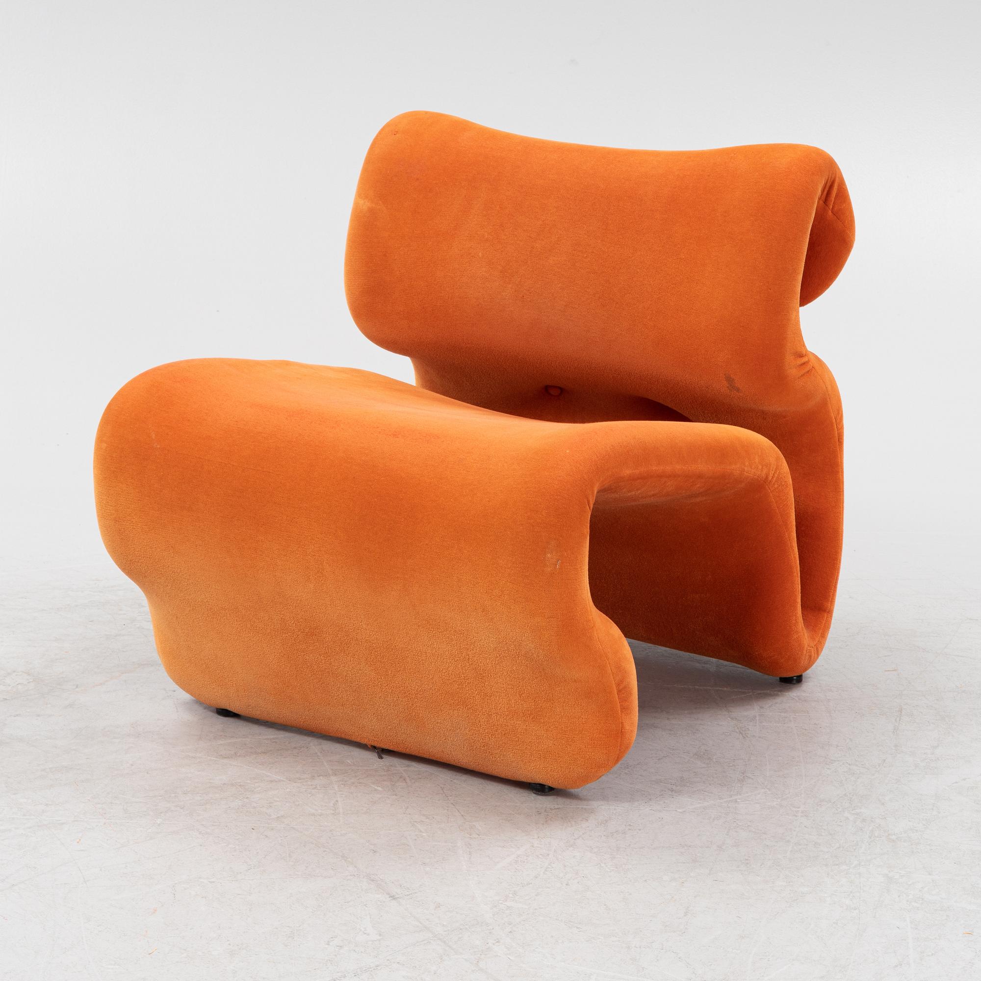 Jan Ekselius, an 'Etcetera' lounge chair, JOC möbler, Vetlanda, 1970's.
