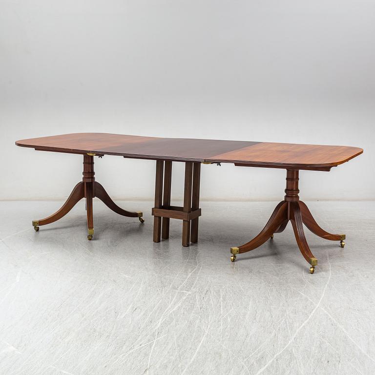 A Regency-style dinner table, second half of the 20th century.