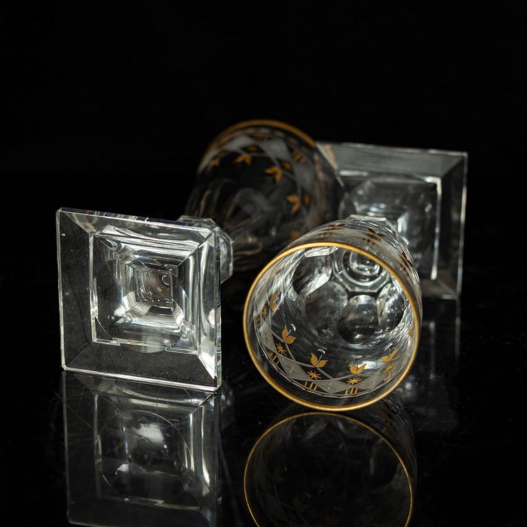 A part 'Odelberg Junior' glass service, Kosta Boda (49 pieces).