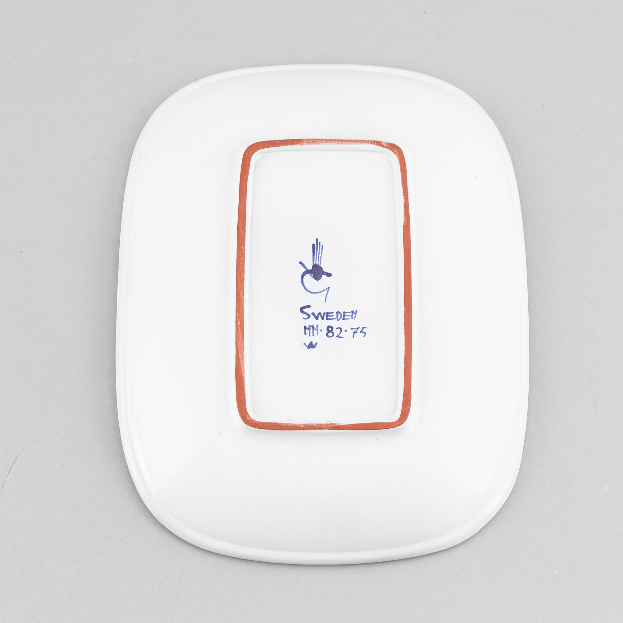 Stig Lindberg, fat, fajans, Gustavsberg.