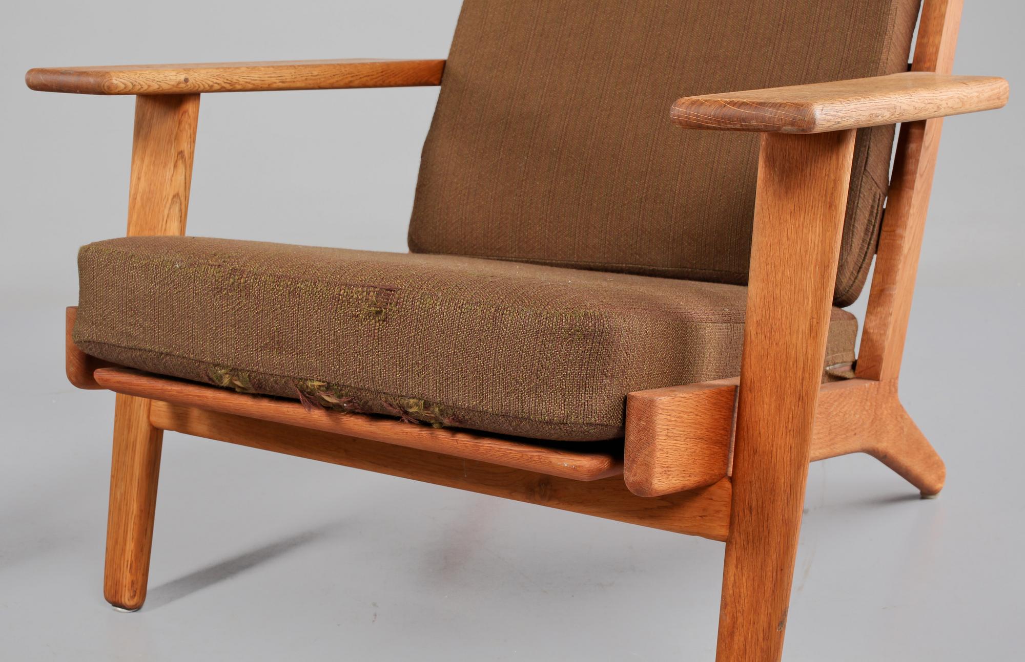 FÅTÖLJER, ett par, "GE-290", Hans J Wegner, Getama, Danmark, 1900-talets andra hälft.