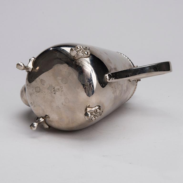 KAFFEKANNA, vitmetall, Würtembergische Metallwaren Fabrik (WMF), 1900-tal.