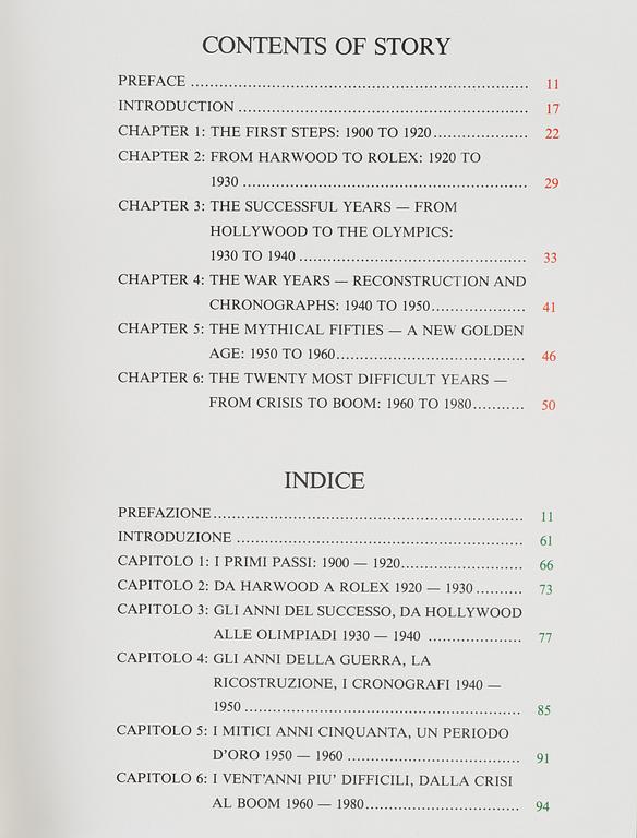 A lot of 4 books regarding watches.