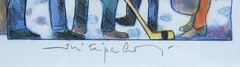 JUSSI TAPIEMÄKI, litografi, sign o numr.