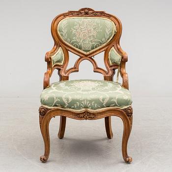 KARMSTOL, Nyrokoko, 1800-talets slut.