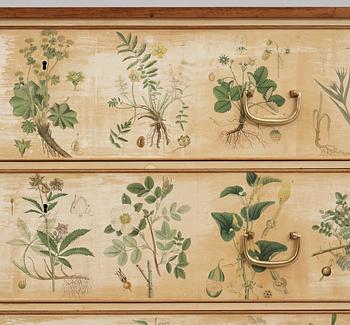 A Josef Frank 'Flora' chest of drawers by Svenskt Tenn, 1948.