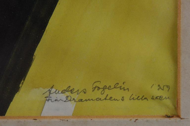 FOGELIN, ANDERS, akvarell, sign o dat 1959.