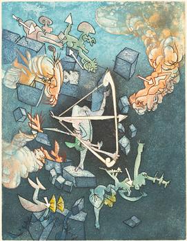 Roberto Matta, "Les Pretendans" ur "Hom'mere III".