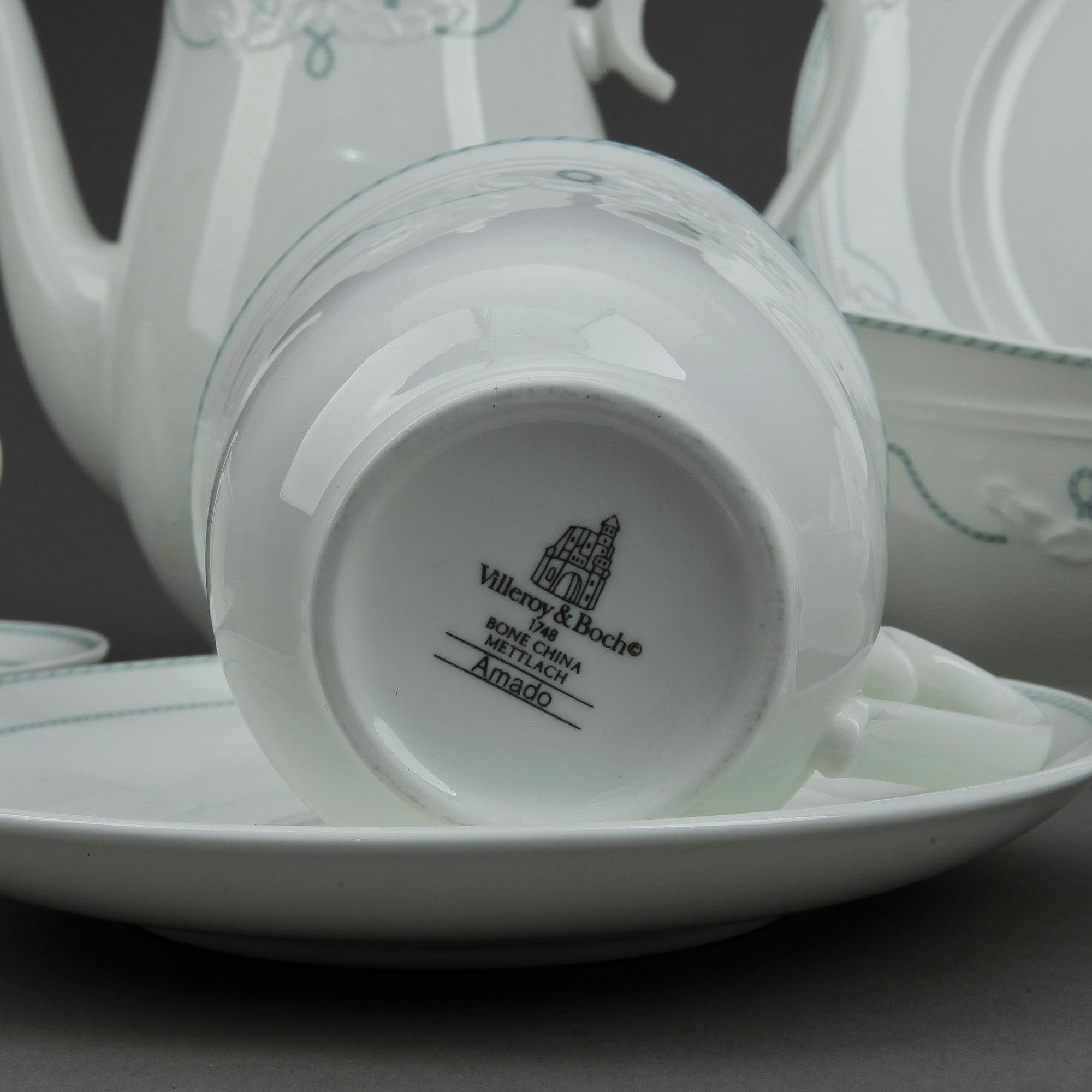 MATSERVIS, 79 delar, porslin, "Amado", Villeroy & Boch.