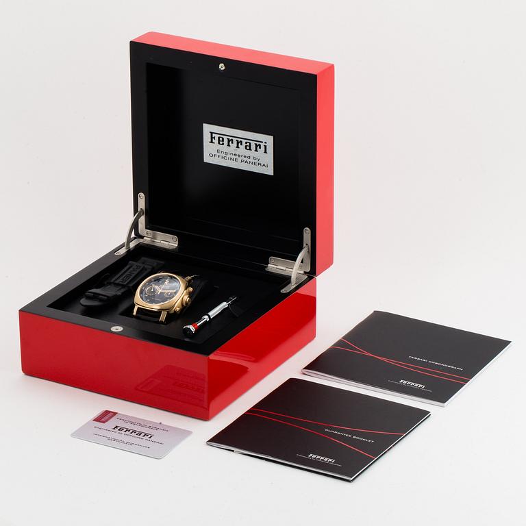 FERRARI, Officine Panerai, Granturismo, chronograph, wristwatch, 45 mm.