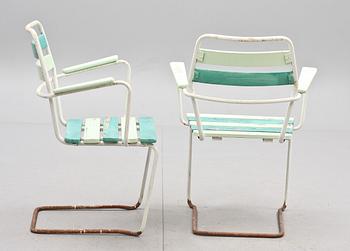 TRÄGÅRDSMÖBLER, 3 delar, 1900-talets mitt.