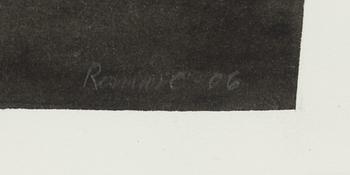 Anders Romare, akvarell, signerad och daterad -06.